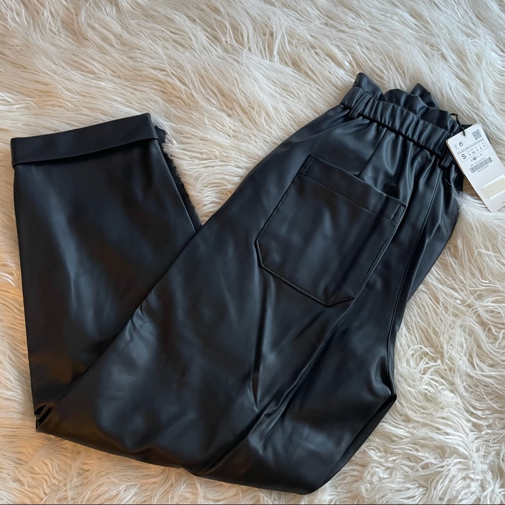 Zara Vegan Leather Pants